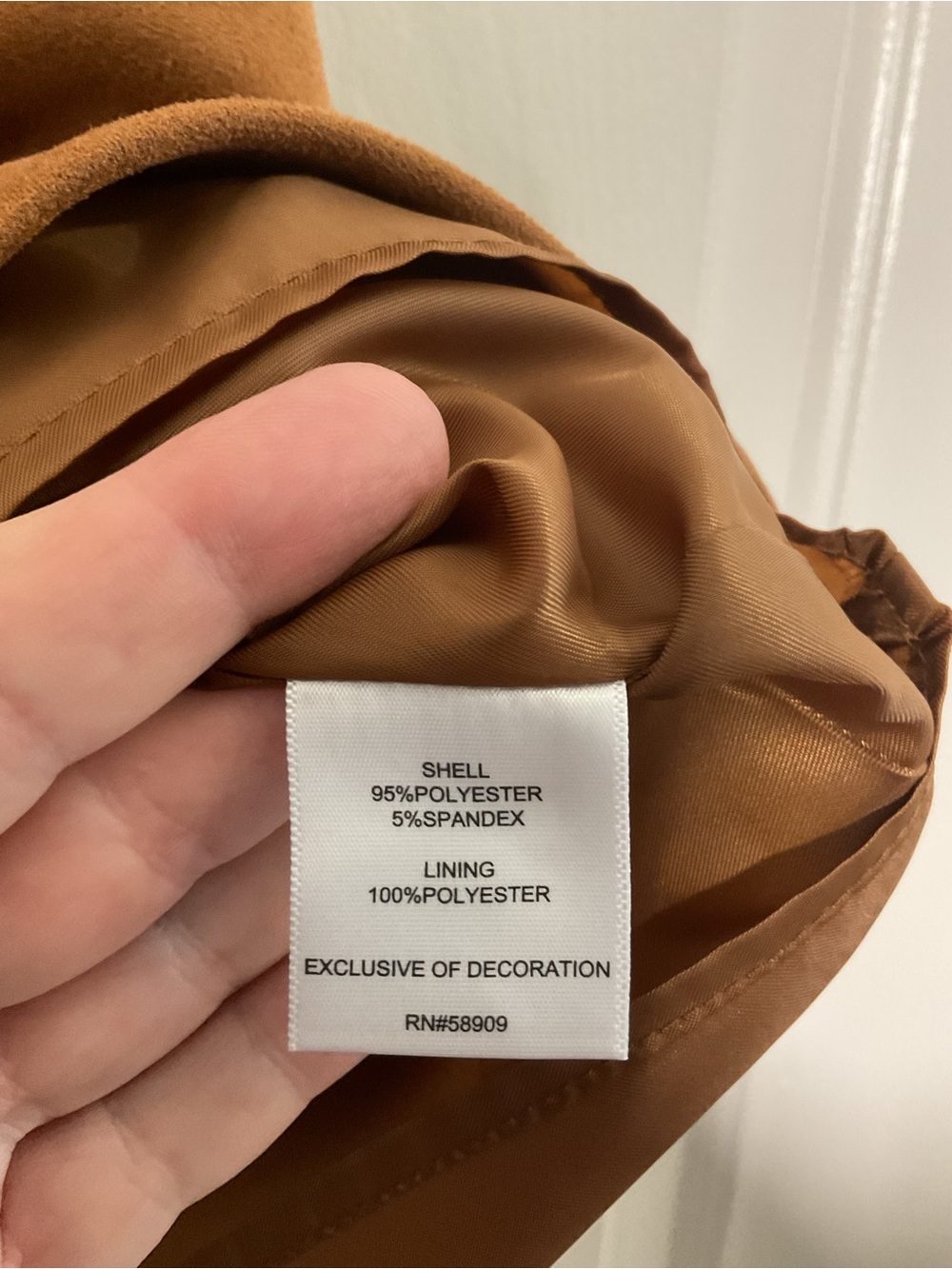 A Loves A XS Faux Suede Wrap Mini Skirt Camel Western Chic - Picture 8 of 8